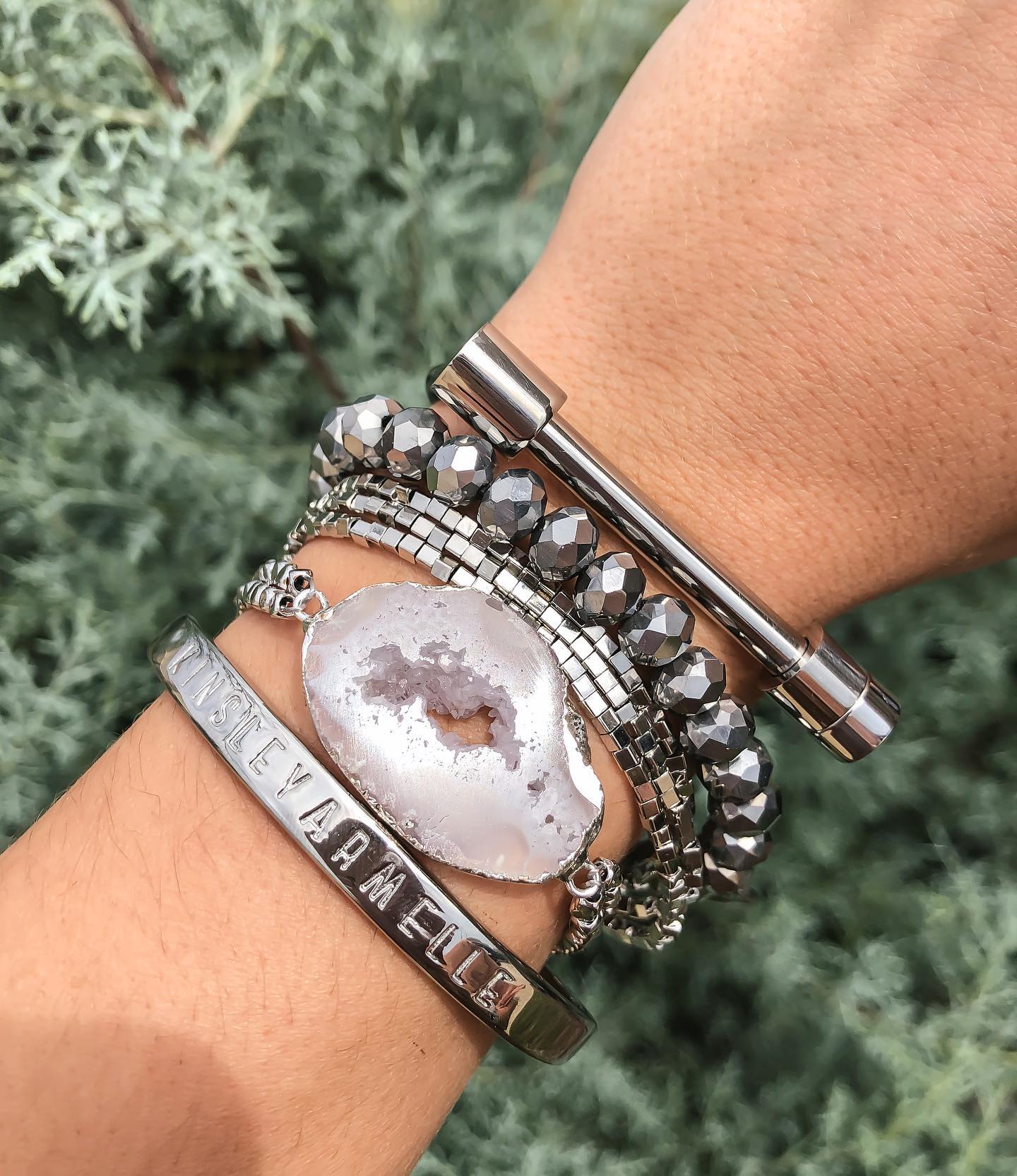 Silver Aspen Bracelet Stack