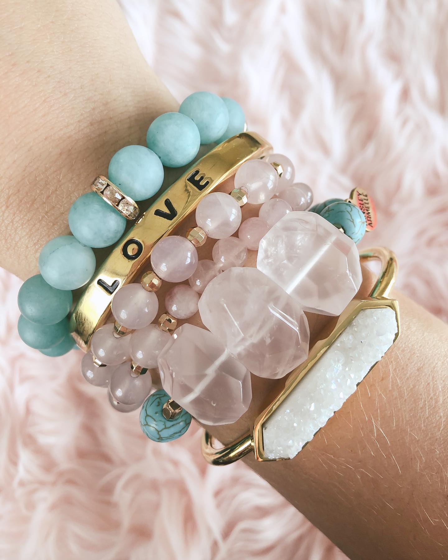 Blush Crush Bracelet Stack