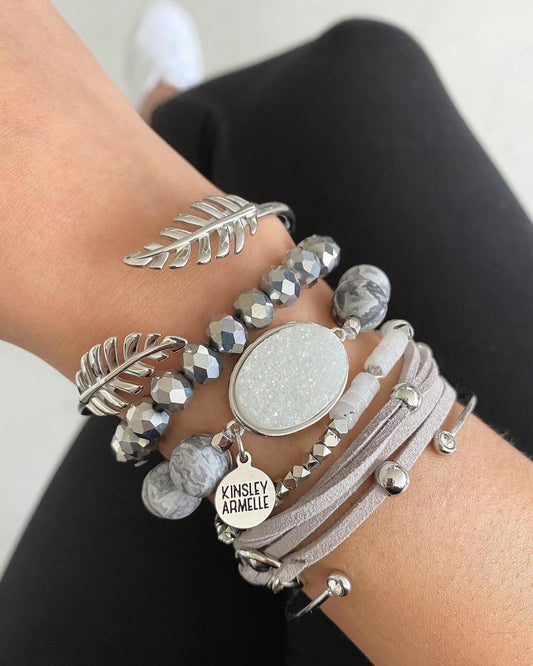 Silver Ariana Bracelet Stack