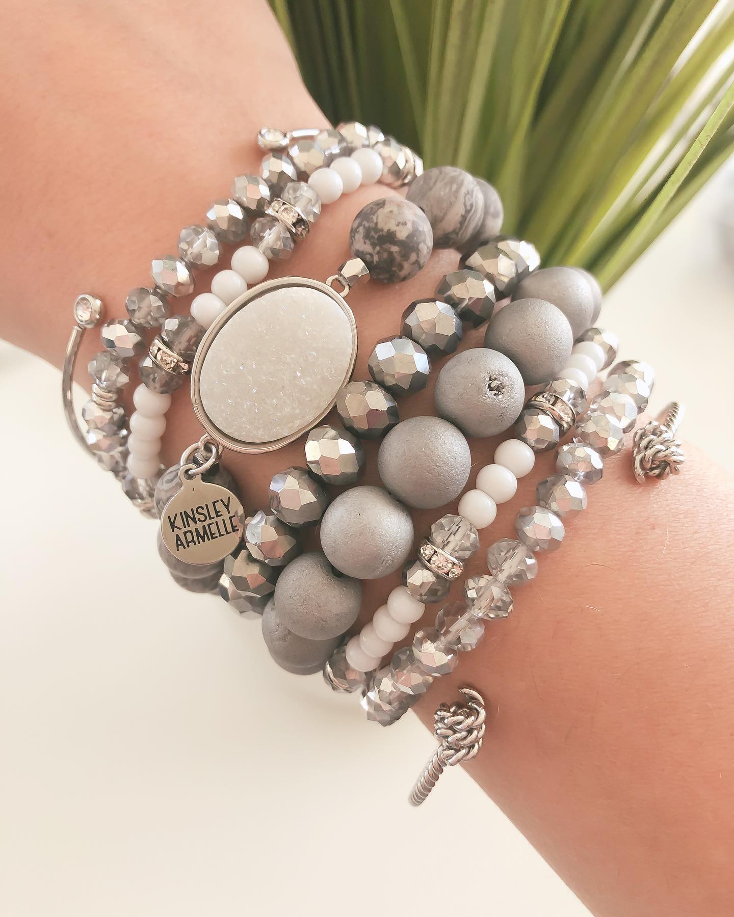 Silver Glacier Bracelet Stack