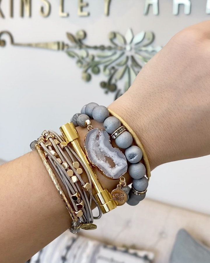 Golden Bracelet Stack