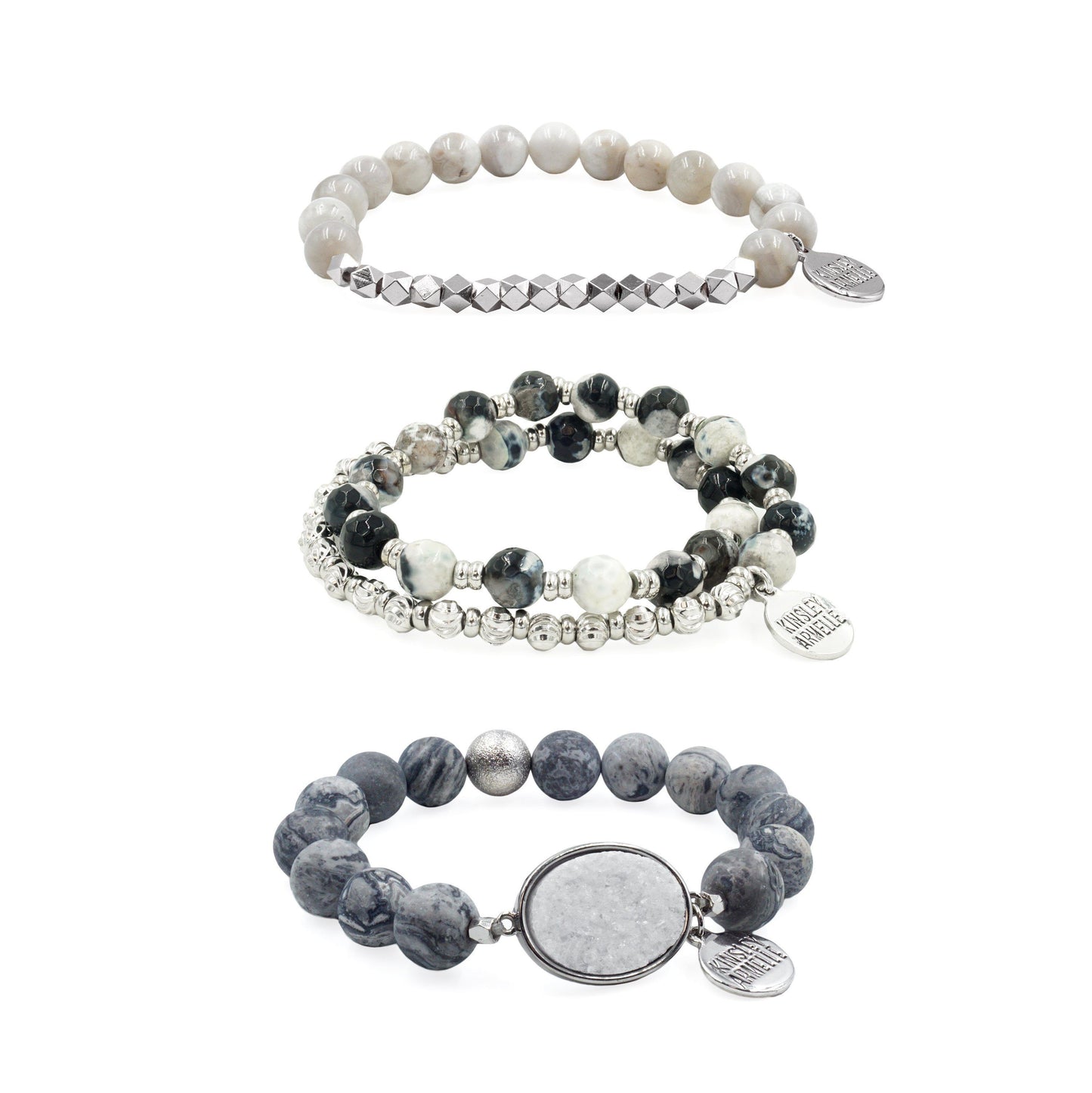 Silver Lush Bracelet Stack