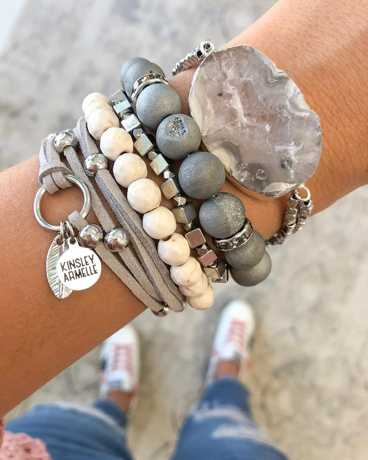 Silver Lylah Bracelet Stack