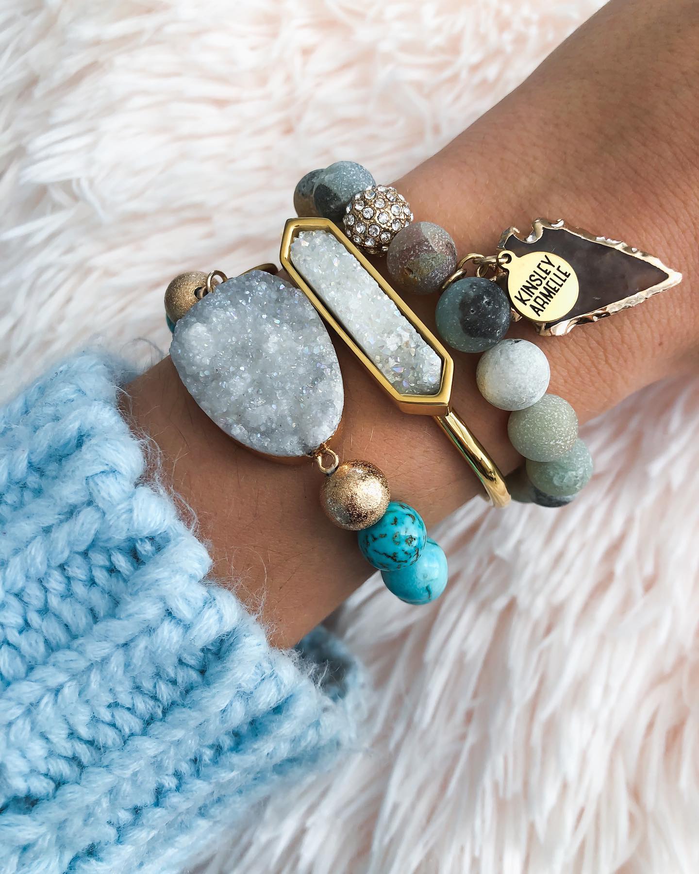 Indigo Bracelet Stack