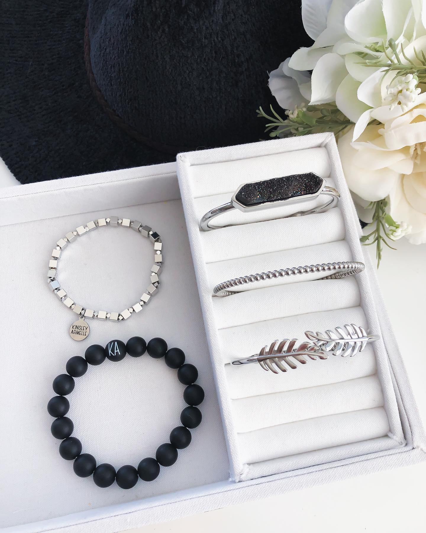 Silver Kaia Bracelet Stack