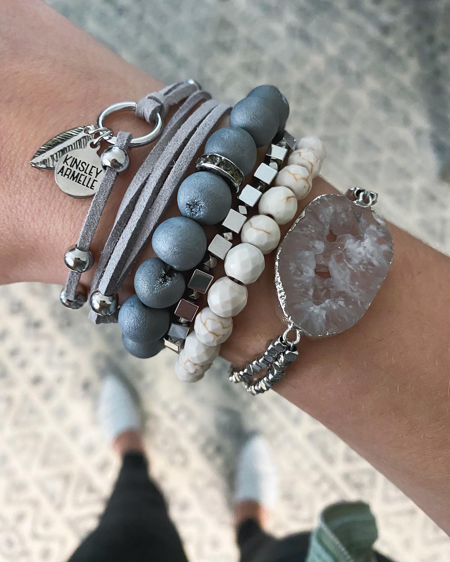 Silver Lylah Bracelet Stack