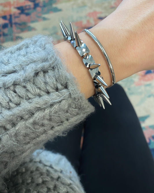 Silver Lordis Bracelet Stack