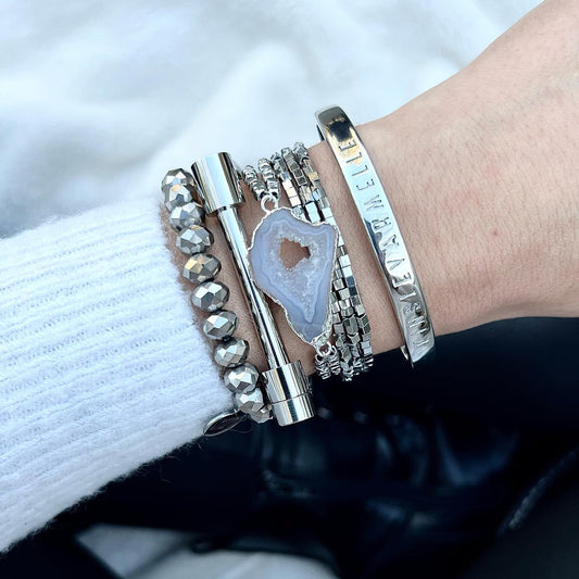 Silver Aspen Bracelet Stack