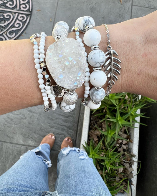 Silver Noelle Bracelet Stack