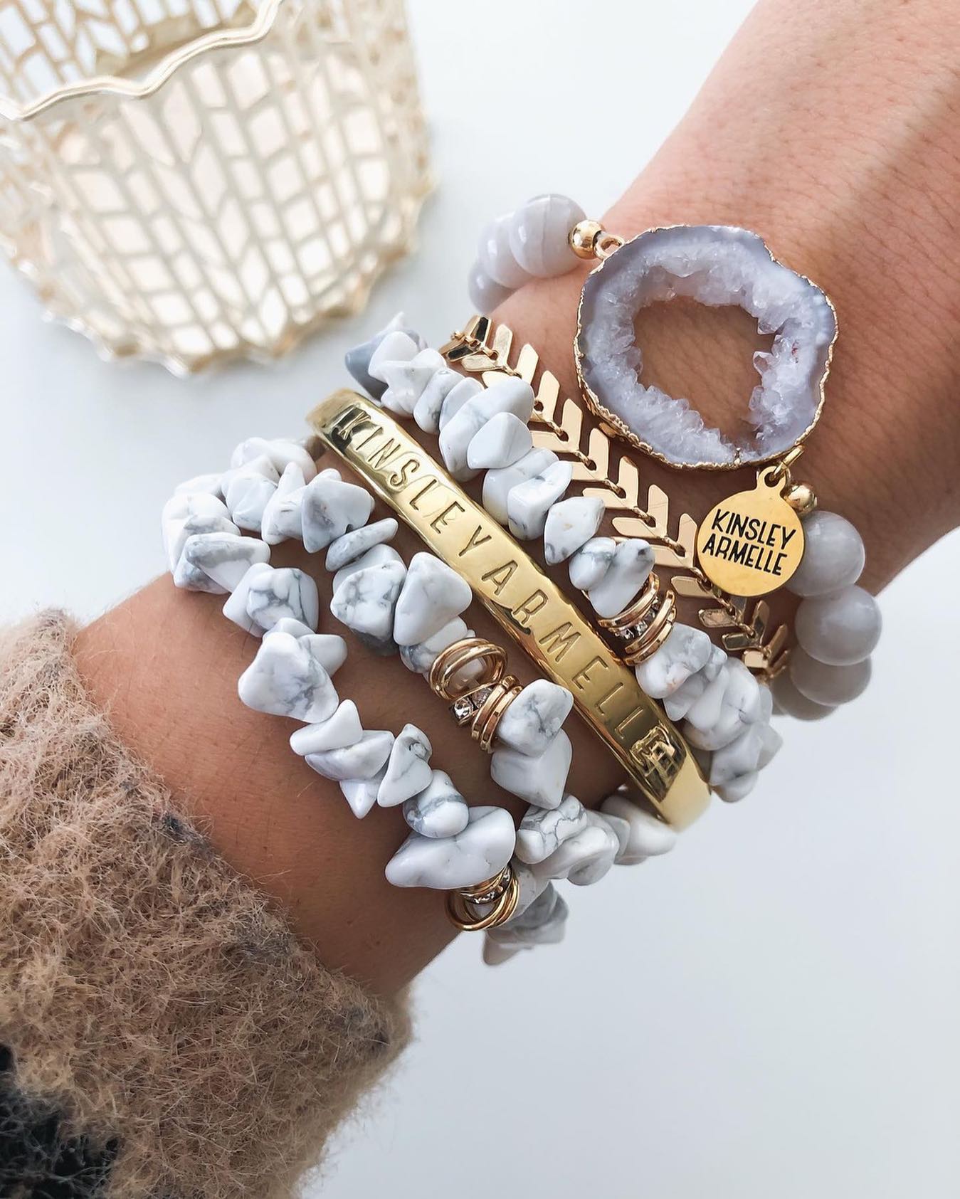 Ivory Bracelet Stack