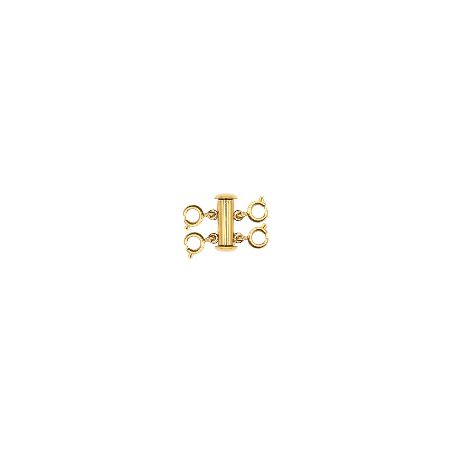 Accessory Collection - Gold Double Necklace Layering Clasp