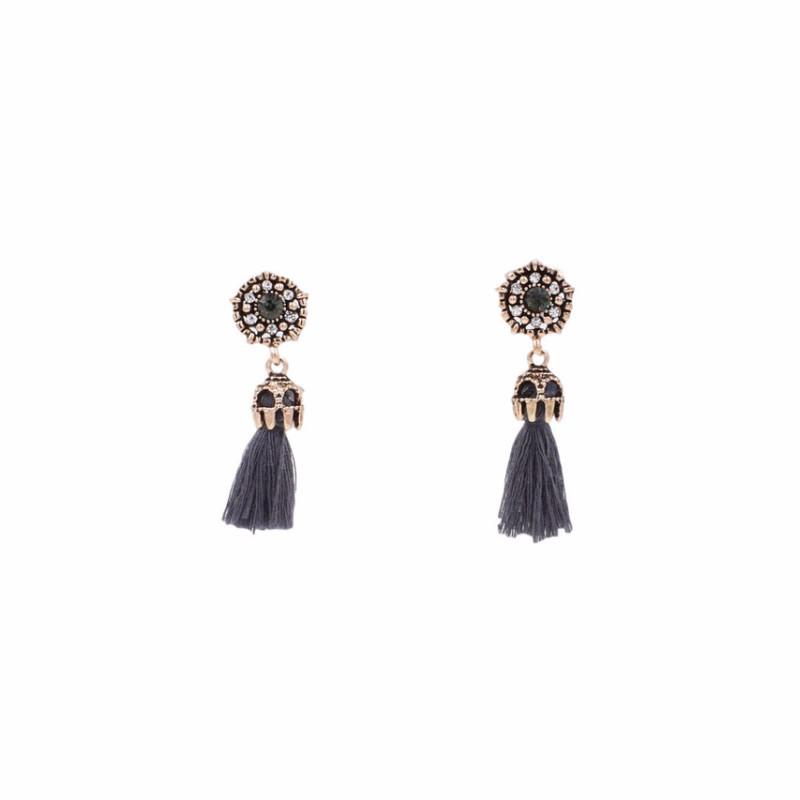 Imperial Collection - Smoky Drop Earrings