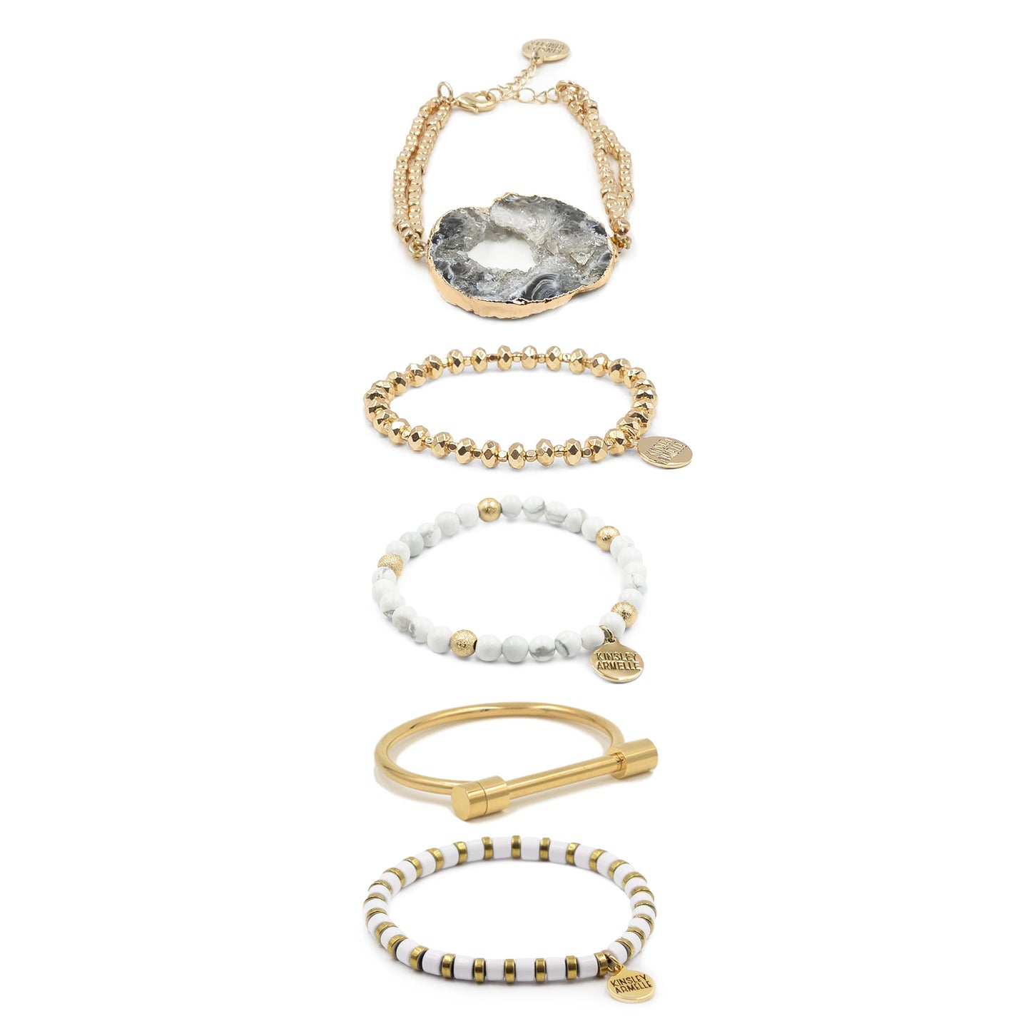 Gardenia Bracelet Stack