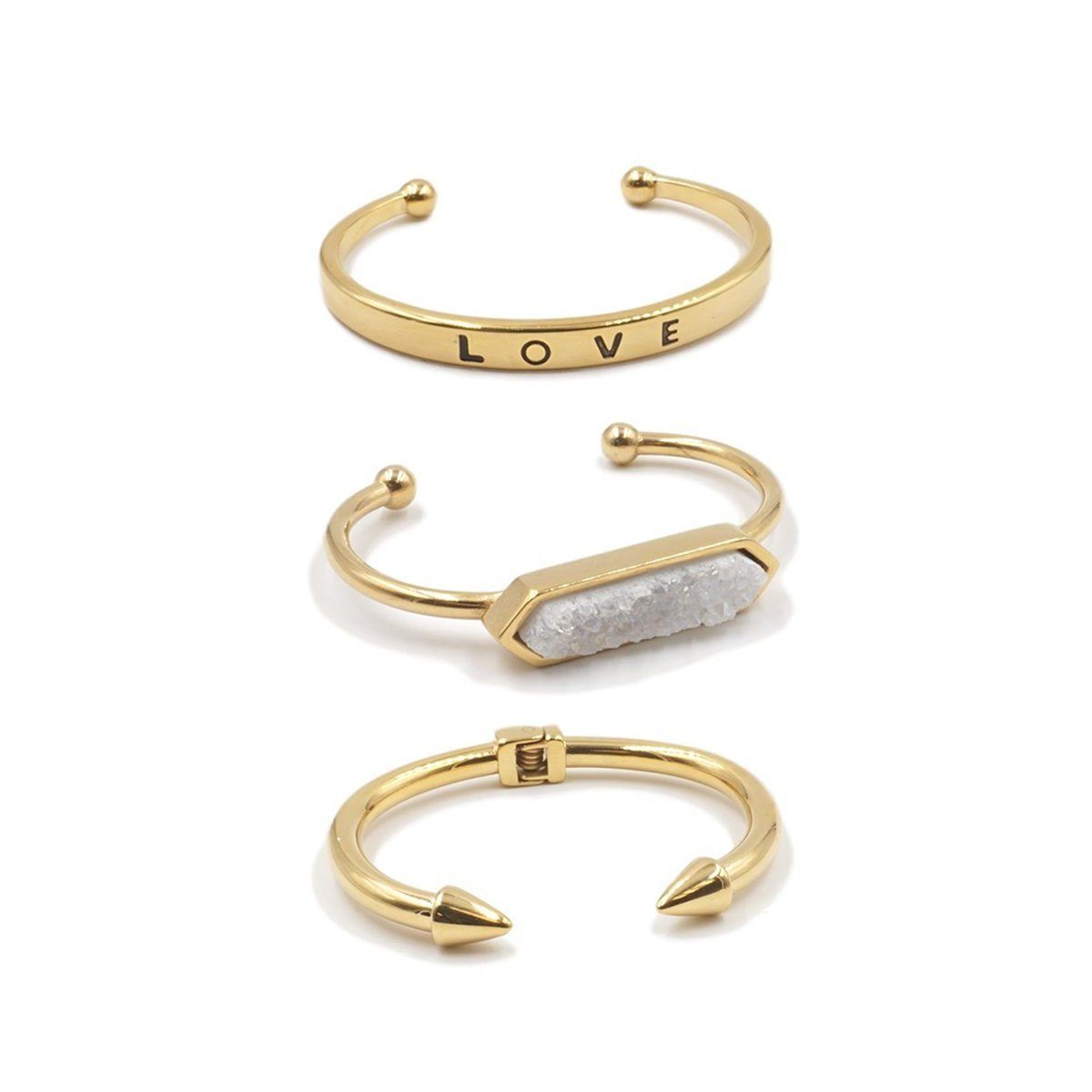 Gilded Bracelet Stack