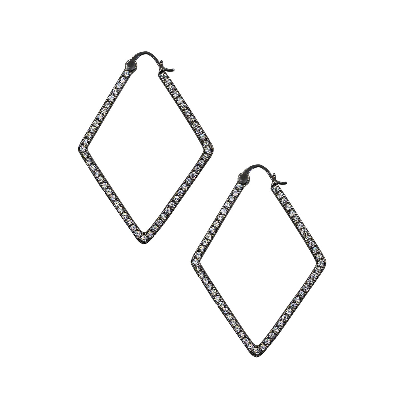 Goddess Collection - Black Bling Maddox Earrings