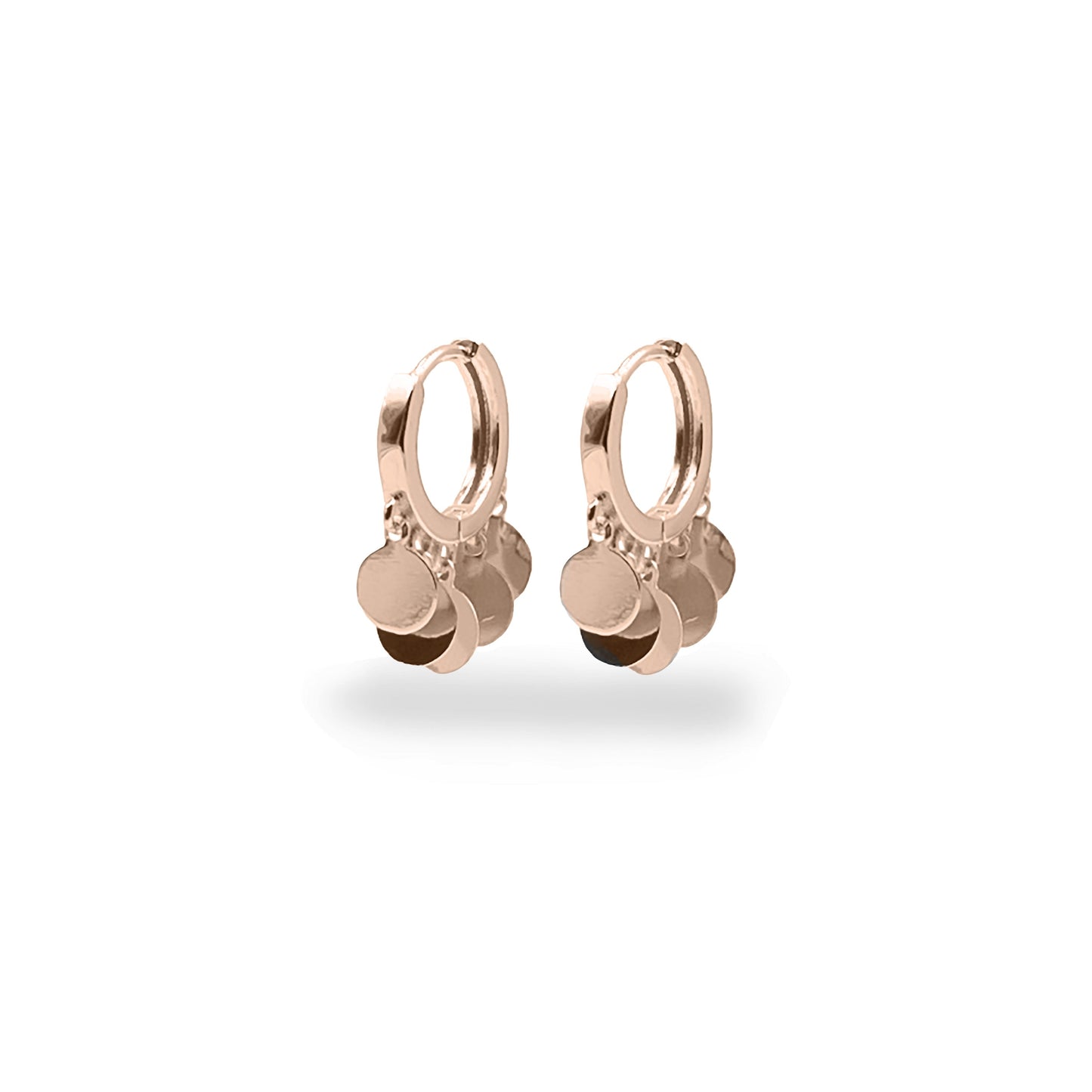 Goddess Collection - Rose Gold Esmeralda Earrings