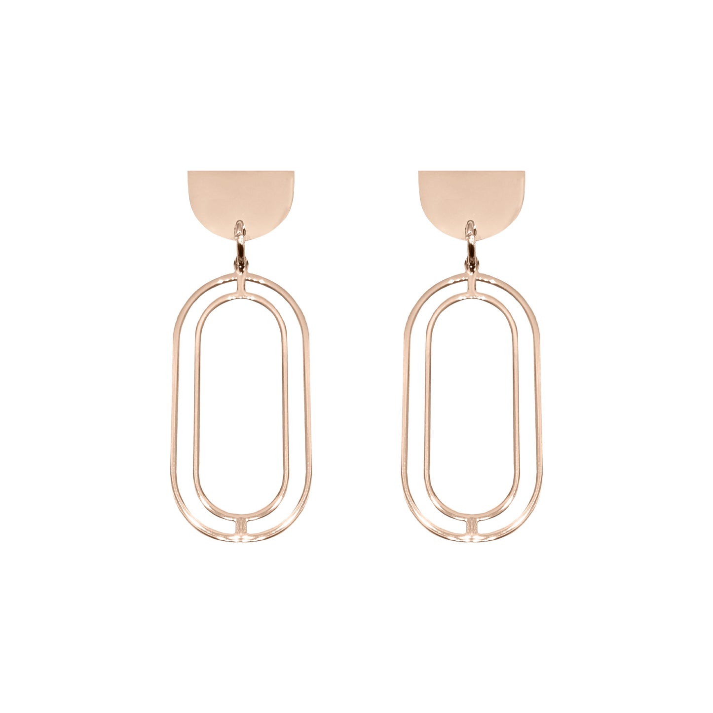 Goddess Collection - Rose Gold Olivia Earrings