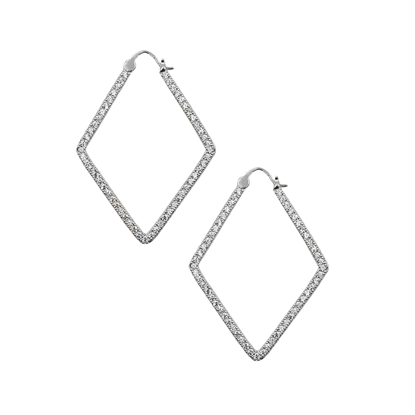 Goddess Collection - Silver Bling Maddox Earrings