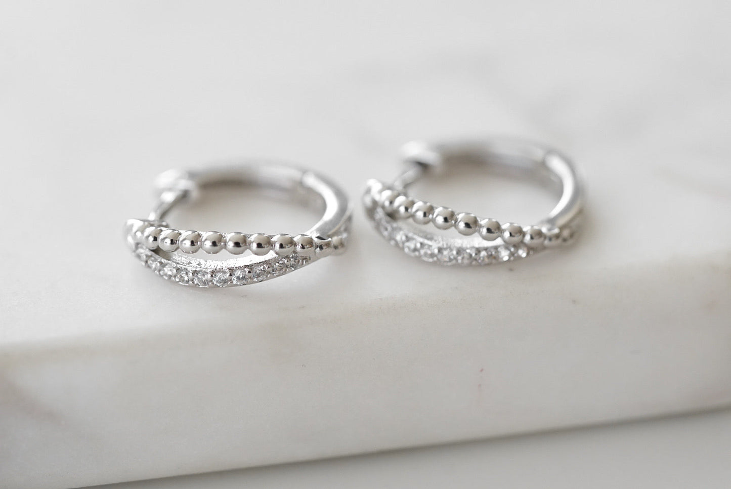 Goddess Collection - Silver Elle Earrings
