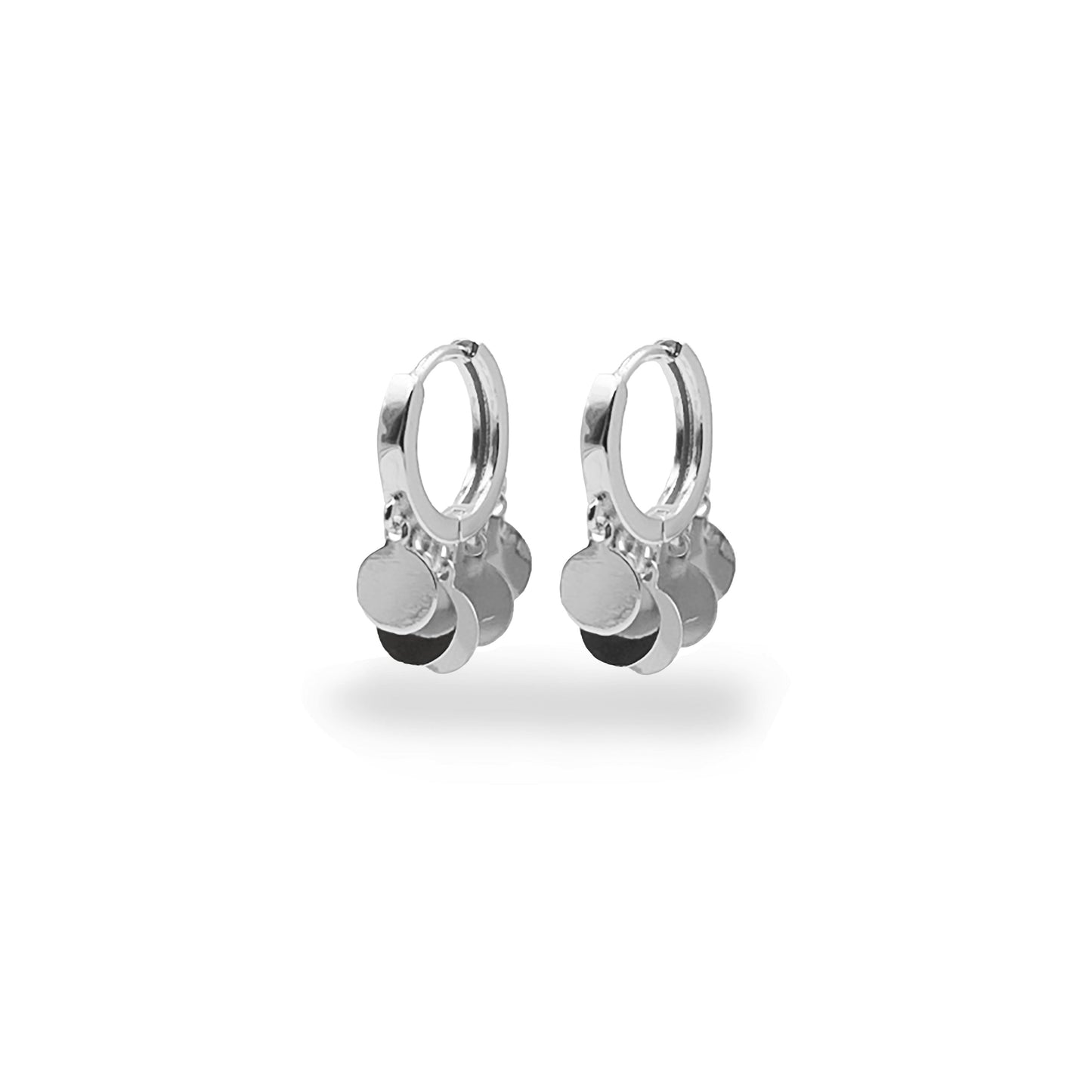 Goddess Collection - Silver Esmeralda Earrings