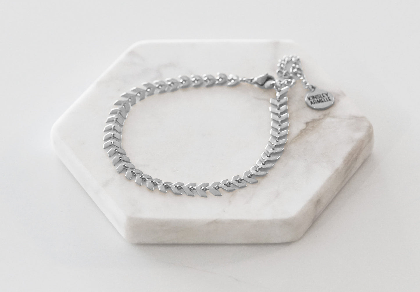 Goddess Collection - Silver Lance Anklet