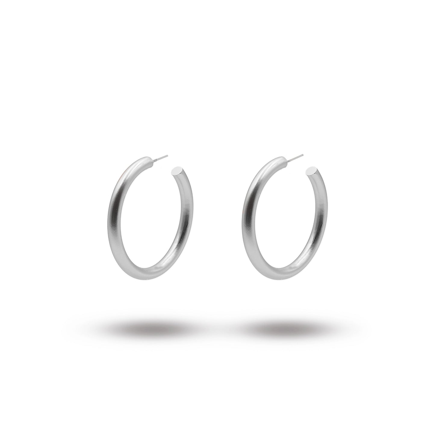 Goddess Collection - Silver Maira Earrings 1.5