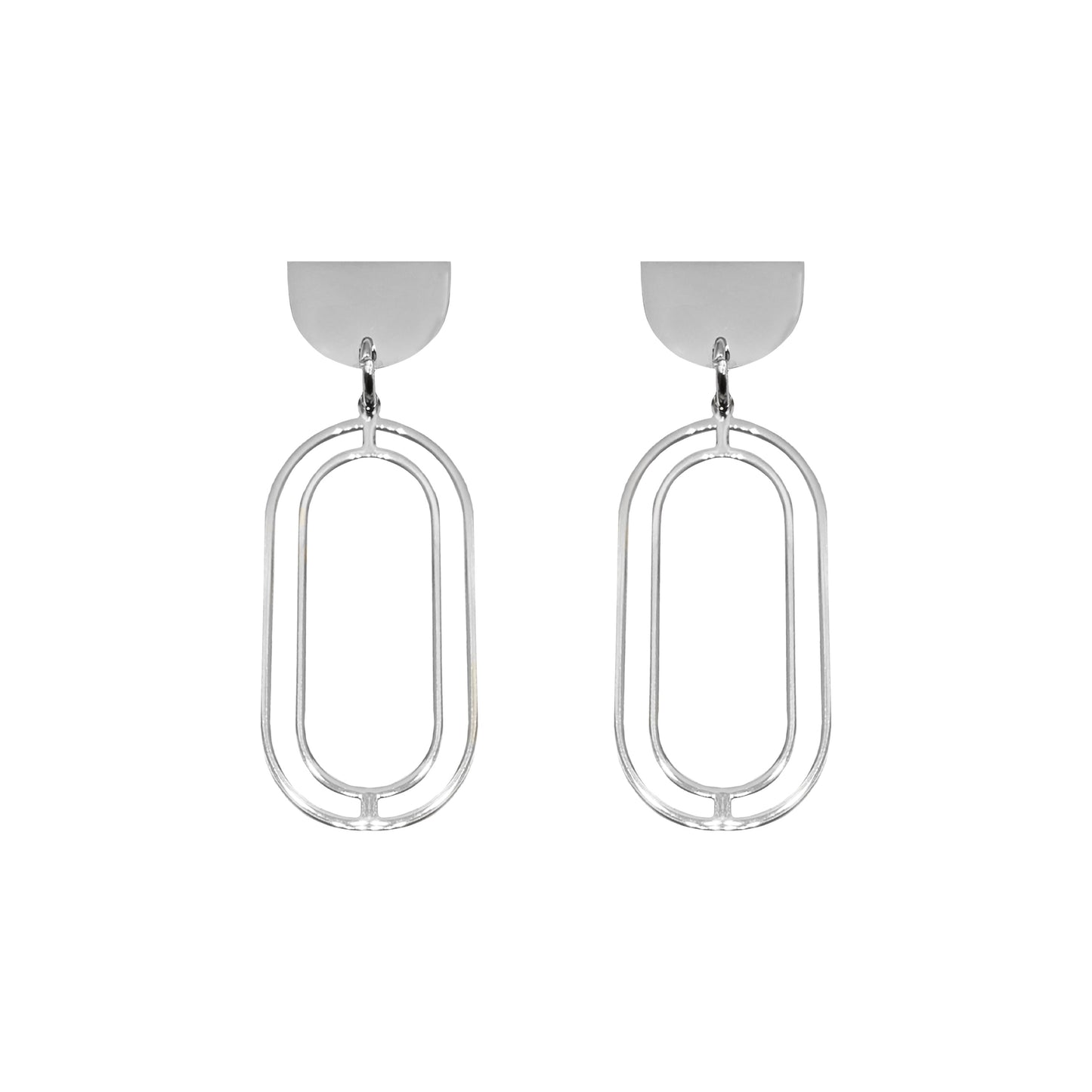 Goddess Collection - Silver Olivia Earrings