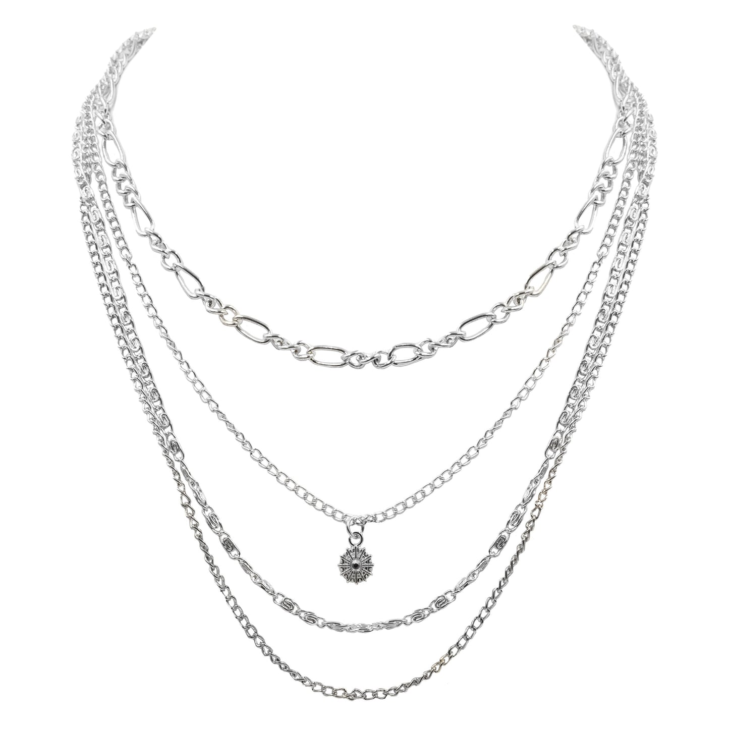 Goddess Collection - Silver Zara Necklace