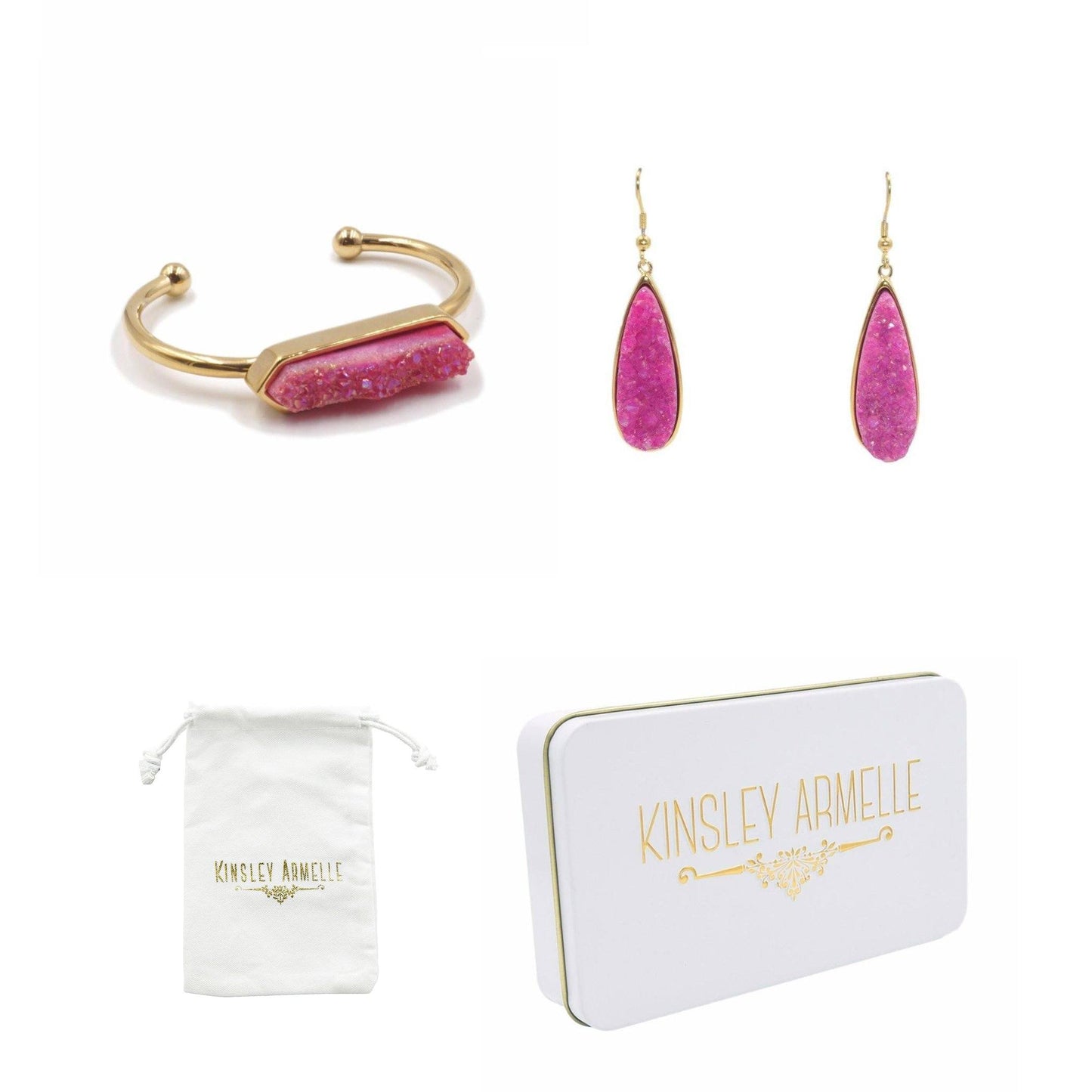 Gold Blush Quartz Gift Set