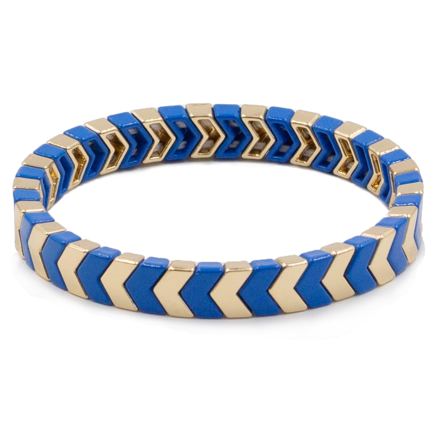 Herringbone Collection - Cobalt Bracelet