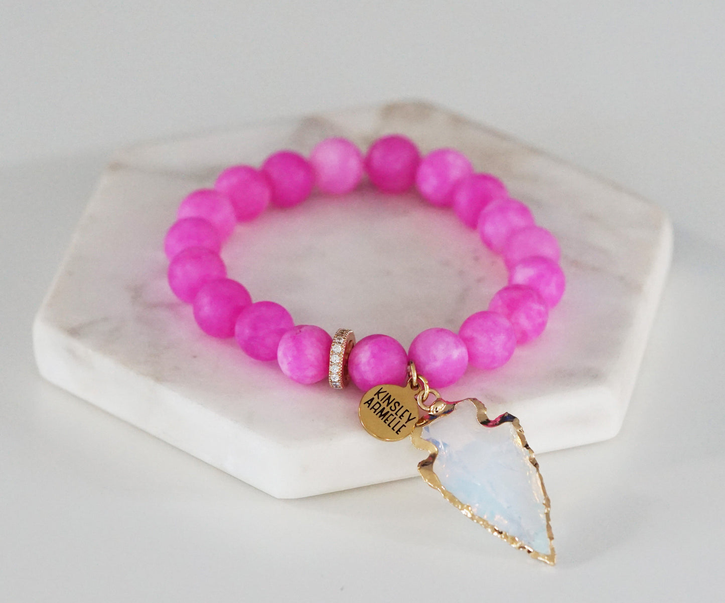 Jasper Collection - Fuchsia Bracelet