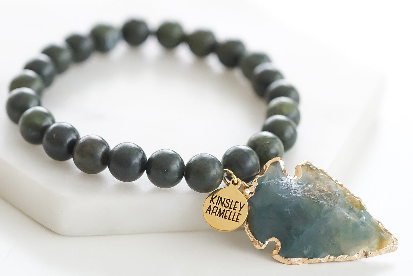 Jasper Collection - Moss Bracelet 8mm