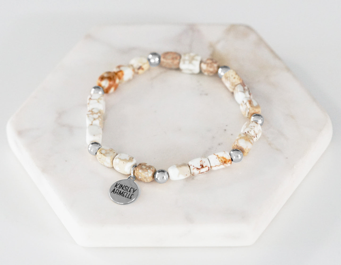 Keystone Collection - Silver Russet Bracelet
