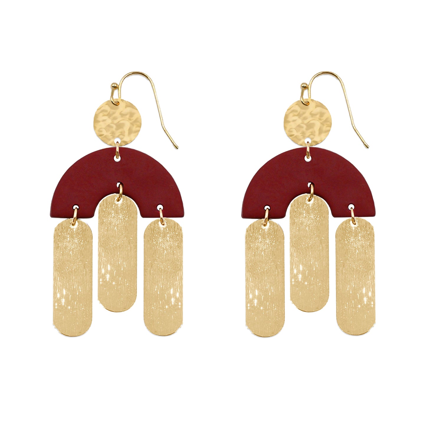 Kissa Collection - Maroon Earrings