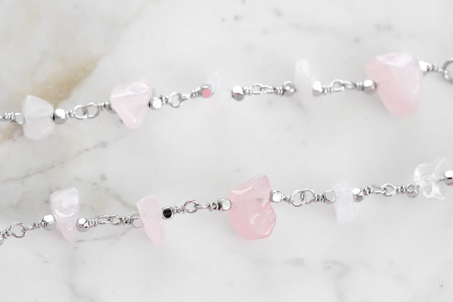 Luiza Collection - Silver Ballet Wrap Bracelet