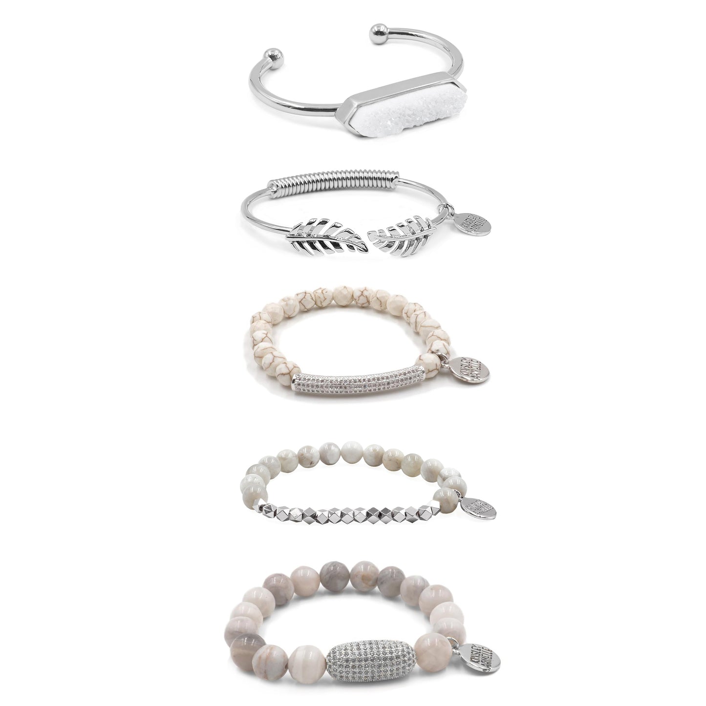 Silver Luxe Bracelet Stack