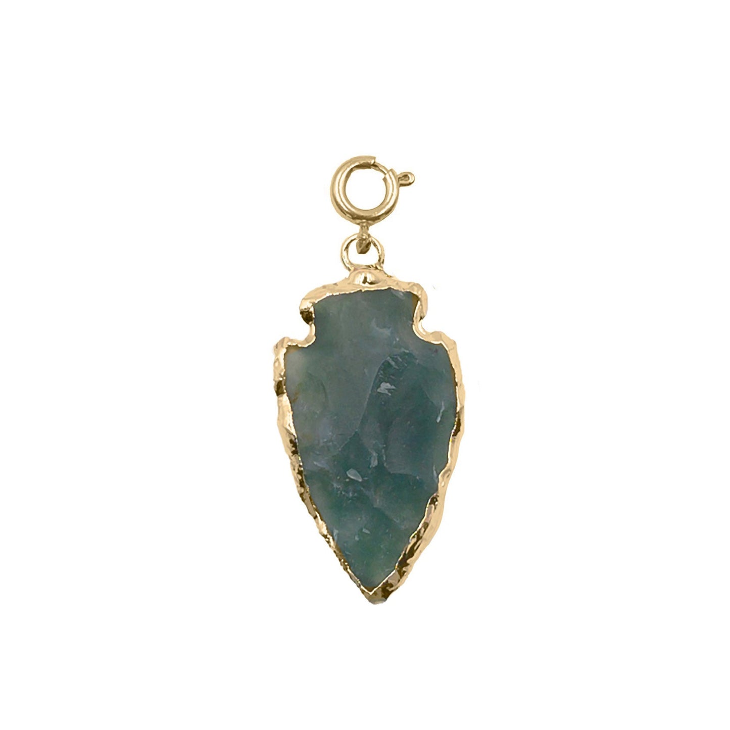 Maker Collection - Green Arrowhead Charm