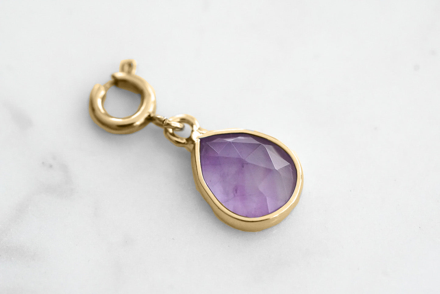 Maker Collection - Mulberry Tear Charm