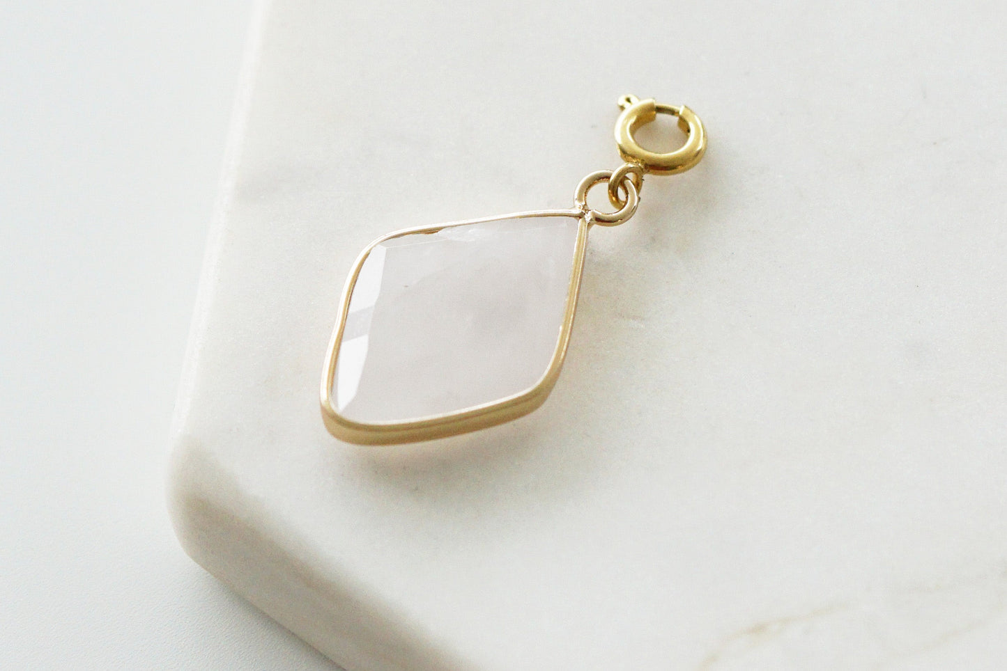 Maker Collection - Quartz Diamond Charm