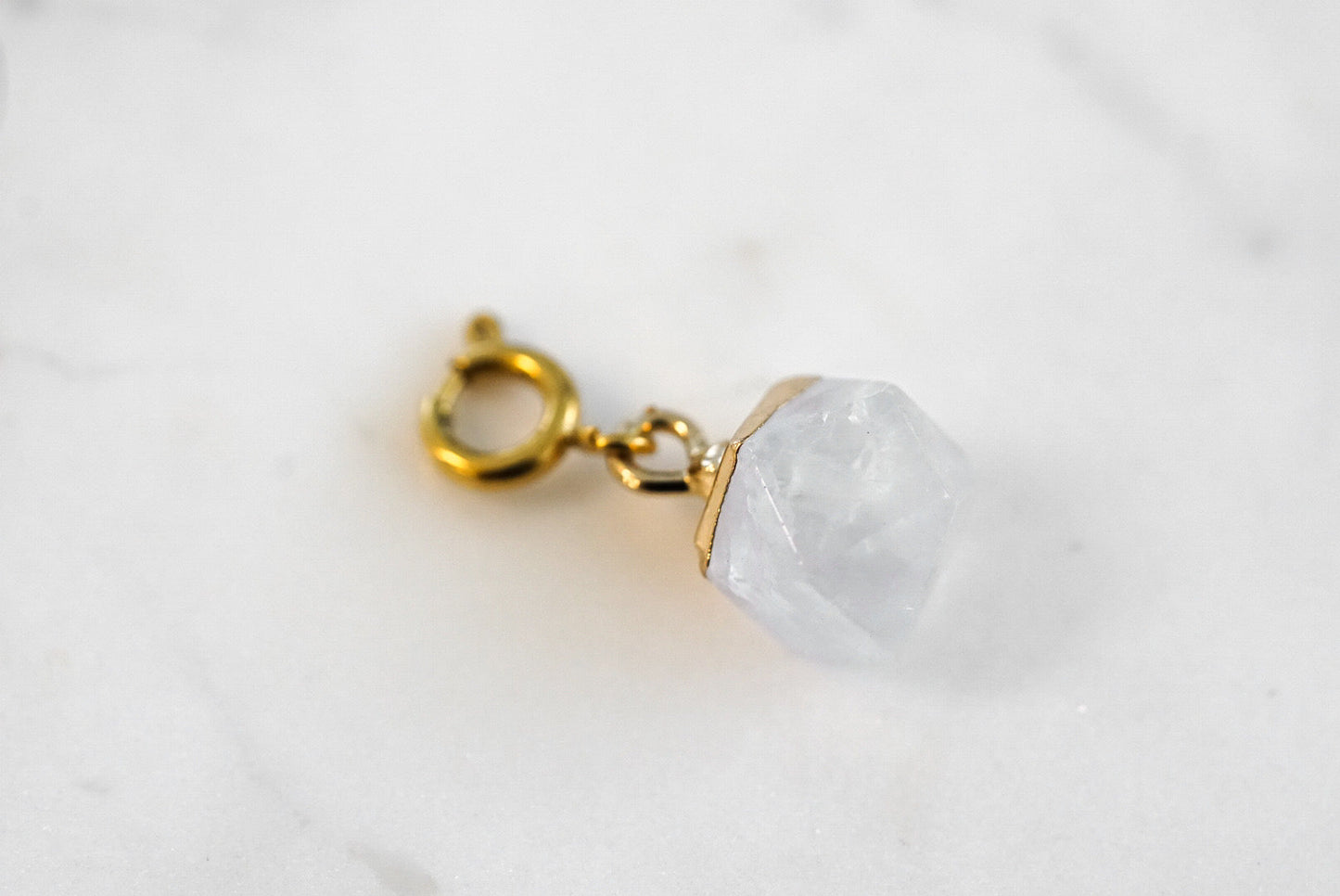 Maker Collection - Quartz Icosahedron Charm