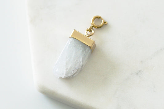 Maker Collection - Raw Quartz Charm