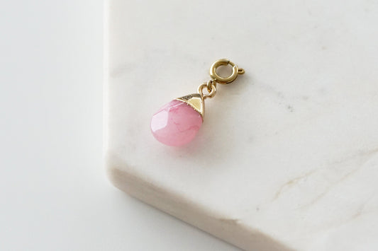 Maker Collection - Scarlet Dipped Teardrop Charm
