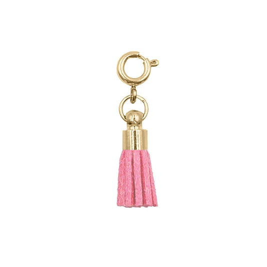 Maker Collection - Scarlet Suede Tassel Charm