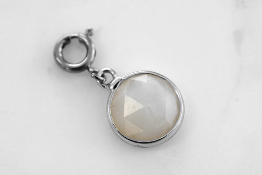 Maker Collection - Silver Flurry Circle Charm