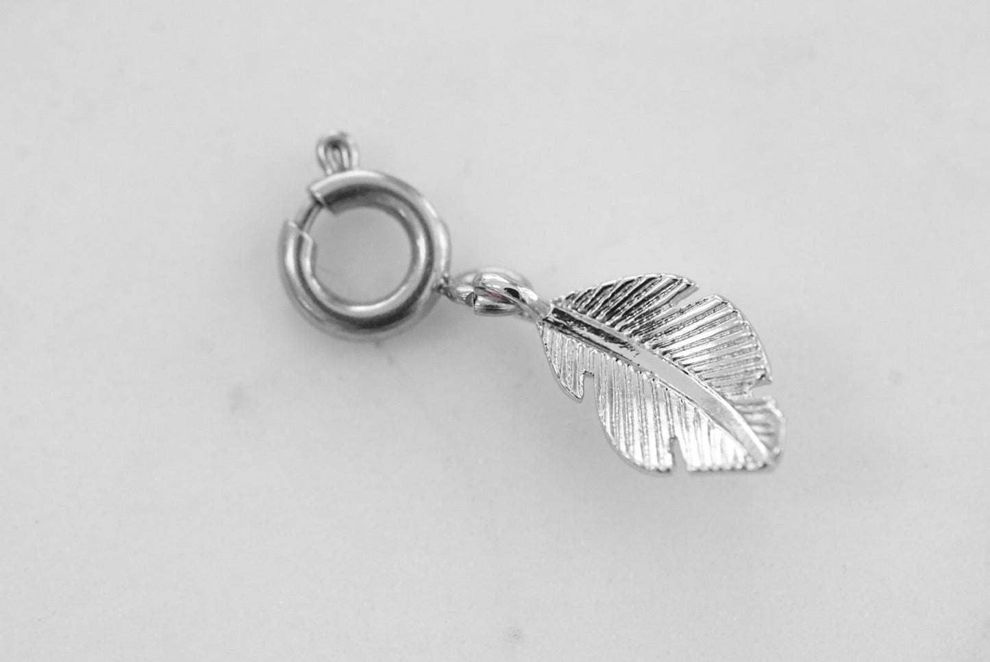 Maker Collection - Silver Leaf Charm