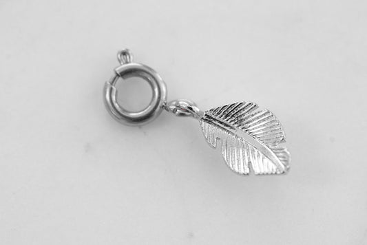 Maker Collection - Silver Leaf Charm