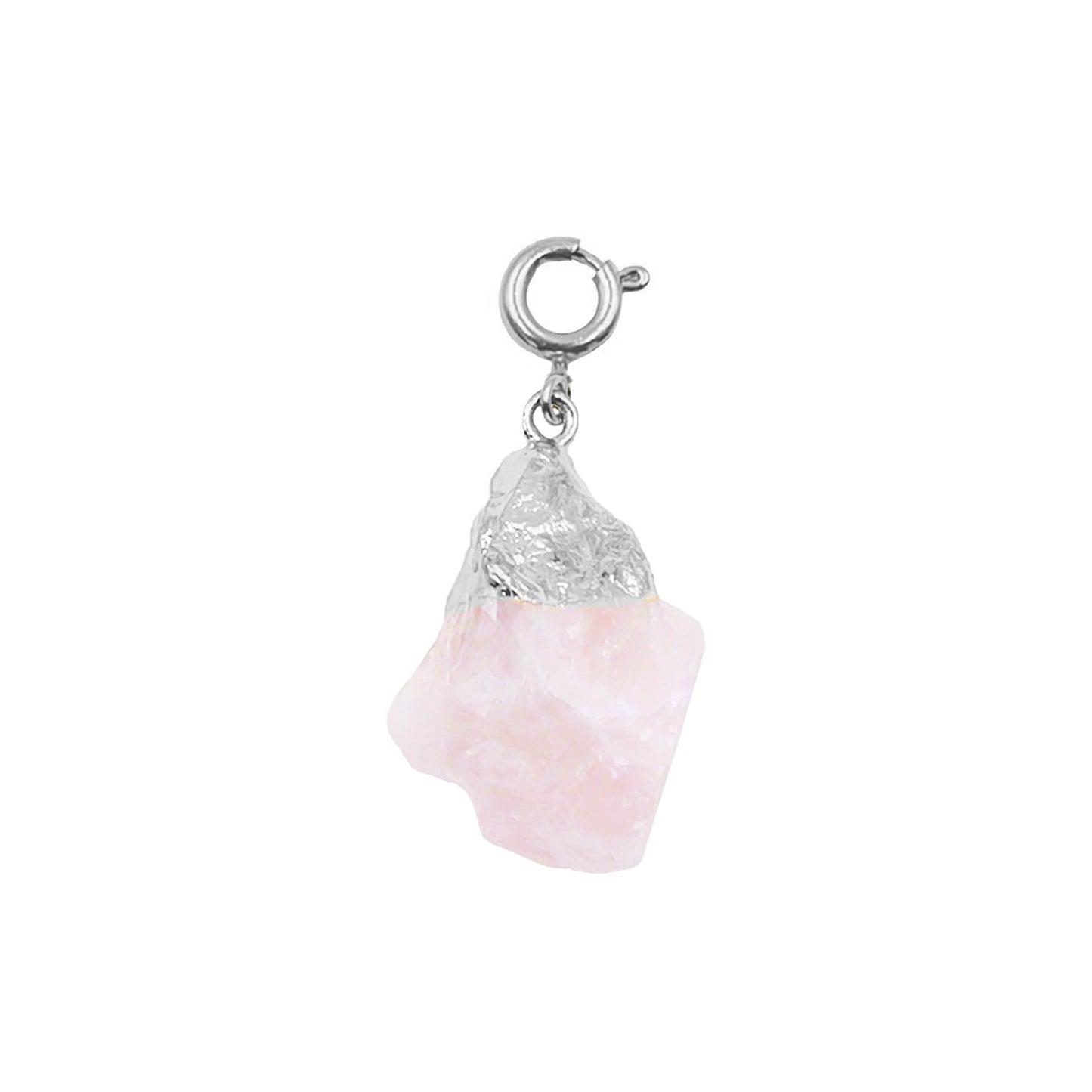 Maker Collection - Silver Ballet Nugget Quartz Charm