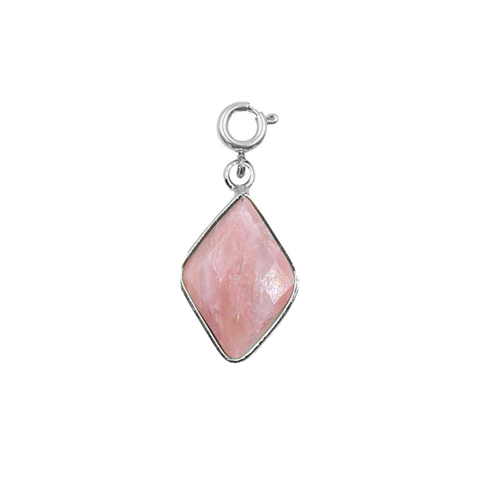 Maker Collection - Silver Primrose Diamond Charm