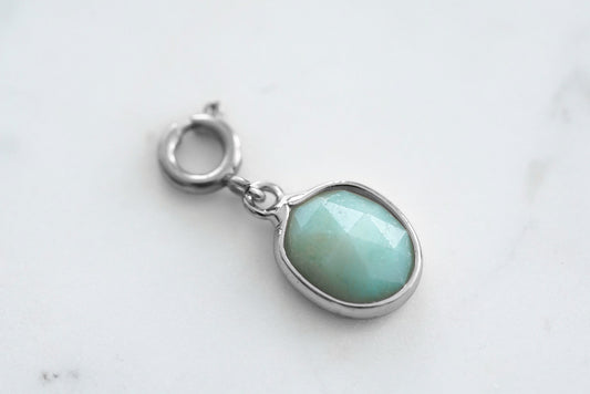 Maker Collection - Silver Solar Oval Charm