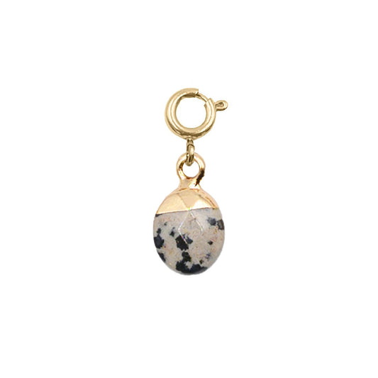 Maker Collection - Speckle Dipped Oval Charm